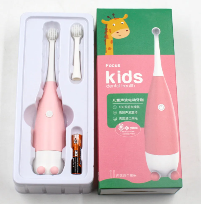 Cepillo de Dientes Eléctrico Infantil - Suave y Seguro